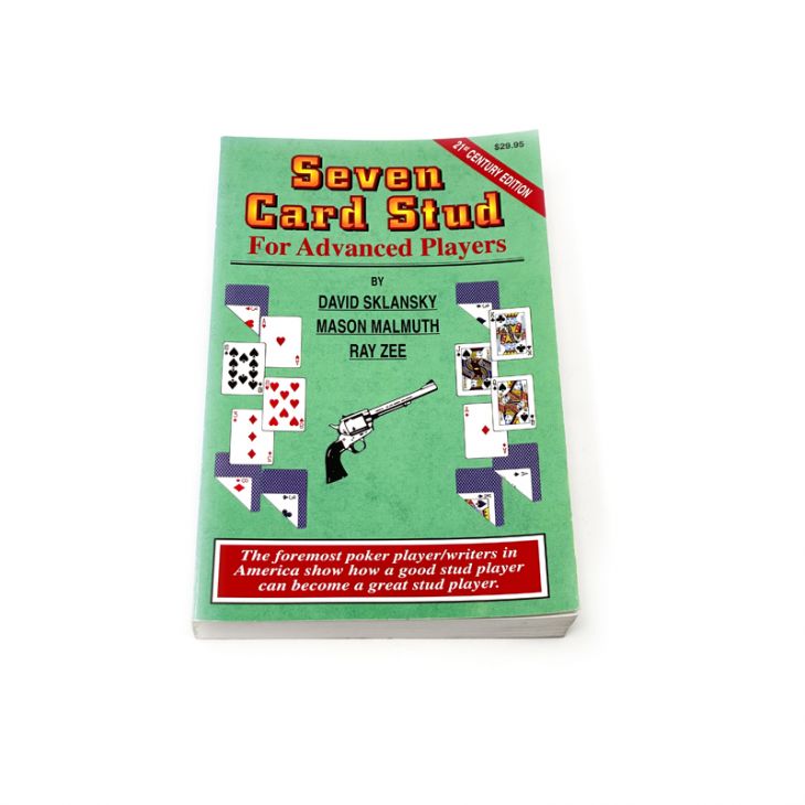 Poker Book: Seven Card Stud For Advanced Players, 326 Pages, Paperback, by David Sklansky, Mason Mal main image